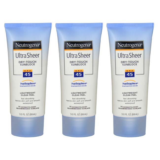 Ultra Sheer Dry Touch Sunblock SPF 45 By Neutrogena For Women -